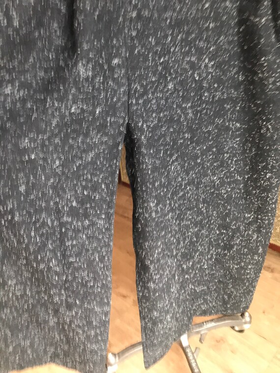 1980s Black Wool Winter Coat