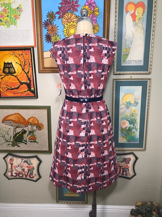 1970's Double Knit Polyester Dress - image 3