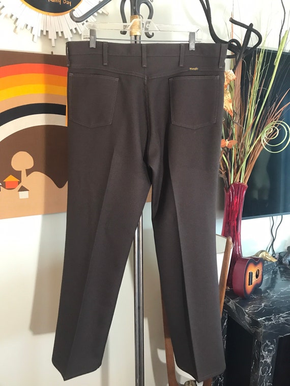 Wrangler 1970's Brown Western Pants - image 3