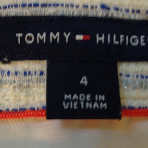 Tommy Hilfiger 1990s Ladies Red White and Blue Striped Skirt image 4