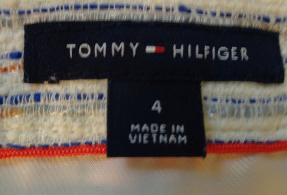 Tommy Hilfiger 1990s Ladies Red White and Blue St… - image 4