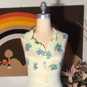 Patricia Fair 1970s Maxi Dress