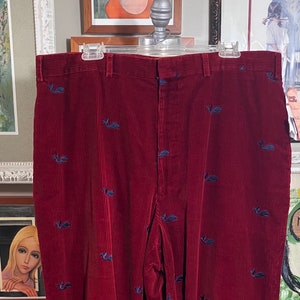 1980&#39;s Men&#39;s Corduroy Cuffed Pants