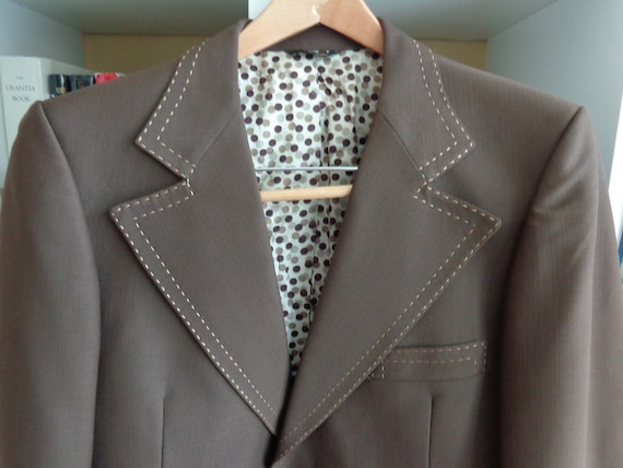 Winterton Syracuse NY Suit Men's 1970's Polyester