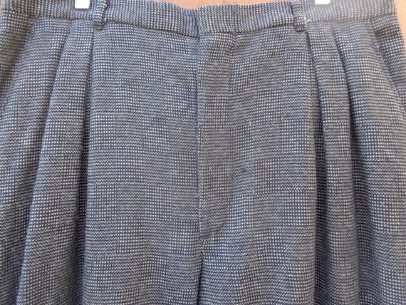 Cotler 1980's Tweed Wool Pleated Pants- Men's