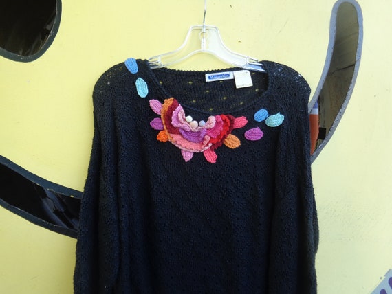 Mariea Kim 1980's Ladies Knit Sweater