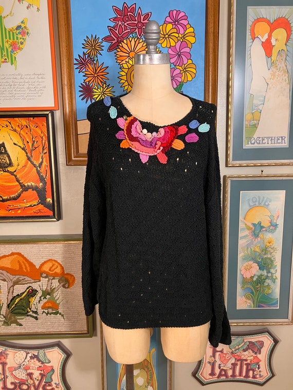 Mariea Kim 1980's Ladies Knit Sweater - image 2