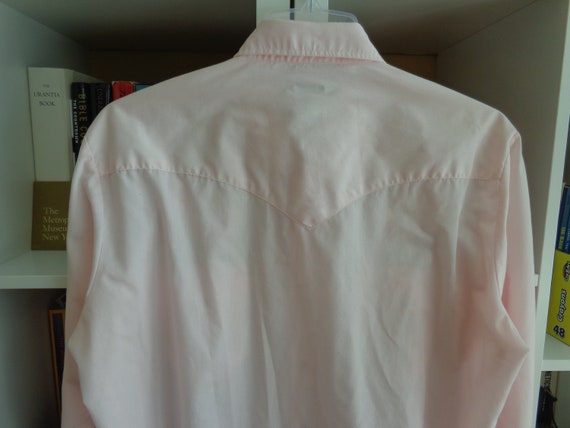 Karman 1980's Western Shirt Unisex Pink ( Men's X… - image 4