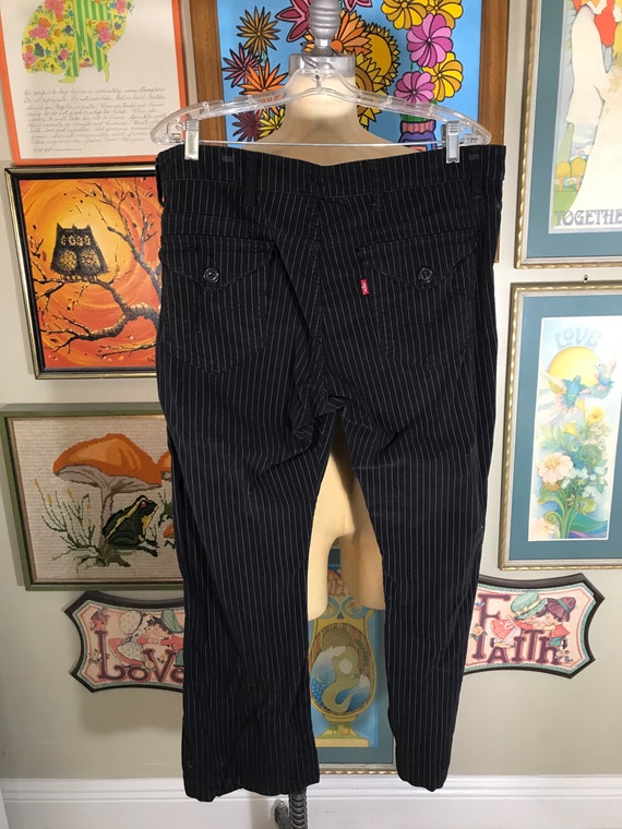 Levi's Jeans 1990's 2 Piece Ladies Pin Stripe Suit - image 7