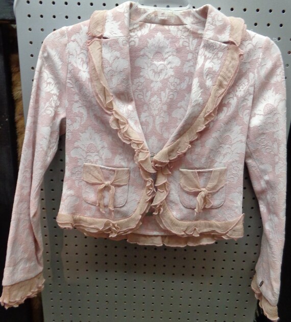 pale pink short jacket