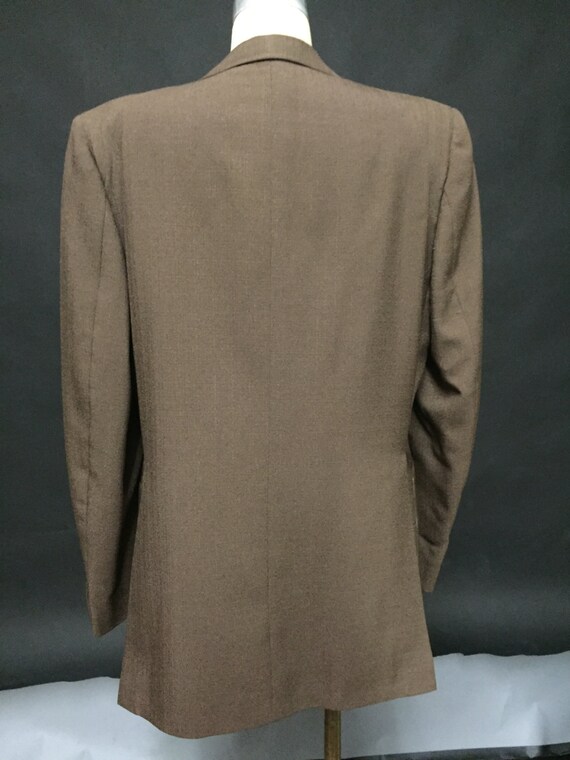 Puccini 1970s Polyester Brown Jacket - Gem