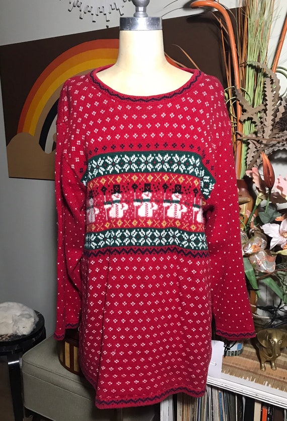 Erika II 1990s Christmas Sweater - Etsy