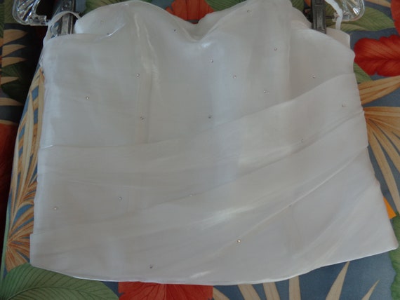 Aspeed Corset Style Top VINTAGE 1980's Polyester &