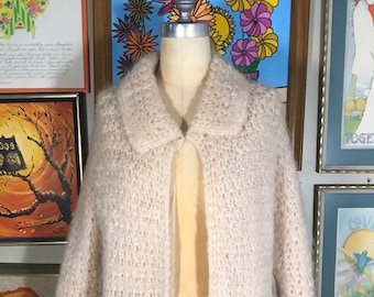 1960’S Crocheted Mohair Coat