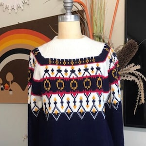 JC Penney 1970s SKI Sweater