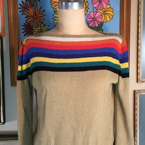 Geoffrey Beene for Chesa 1980’s Women’s Pullover Sweater image 1