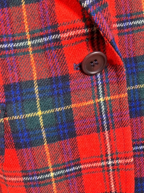 Pendleton 1960’s Virgin Wool plaid blazer - image 3