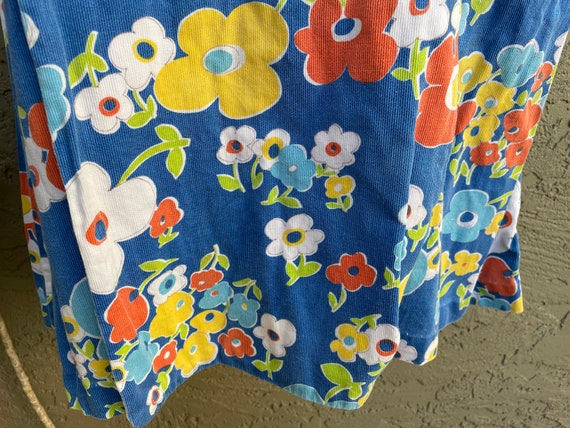 1970’s  Flower Power Cotton Romper - image 5