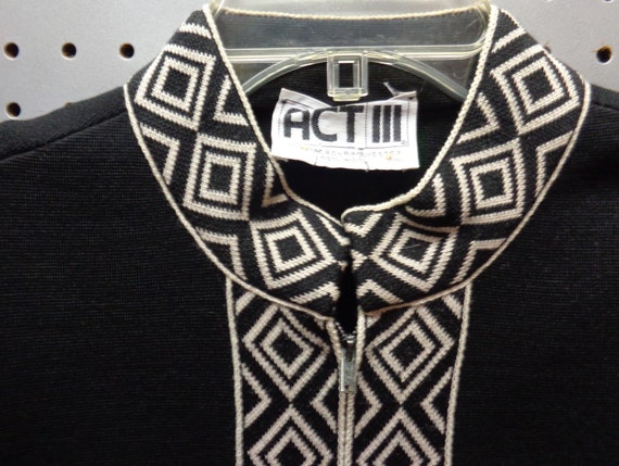 ACT III 1960's Ladies Nehru Collar jacket