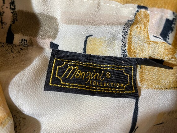 Monzini Collection 1980’s Men’s Shirt - image 5