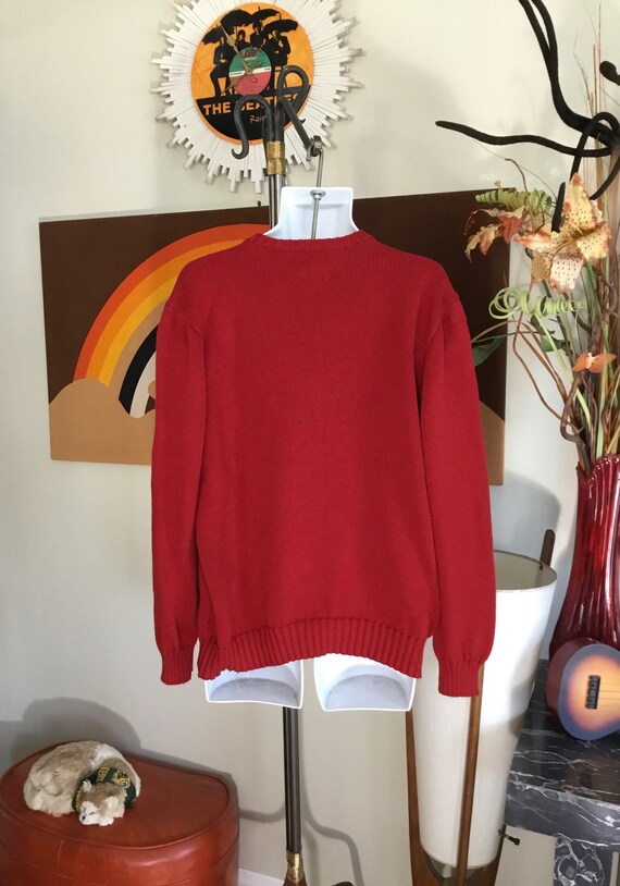 Ralph Lauren Polo Red 1980's Pullover Sweater - image 3