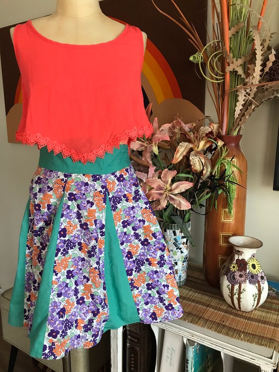 1960s Floral Apron