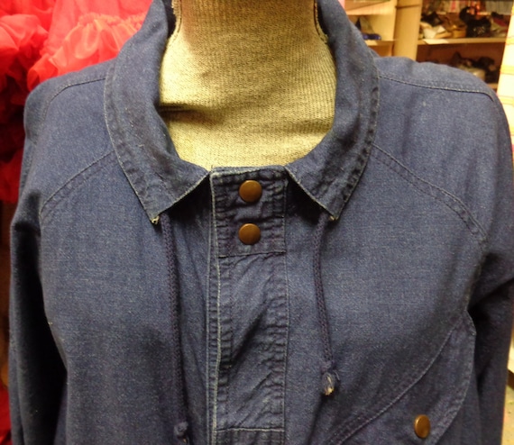 New Man 1980's Blue Denim Jacket - image 1