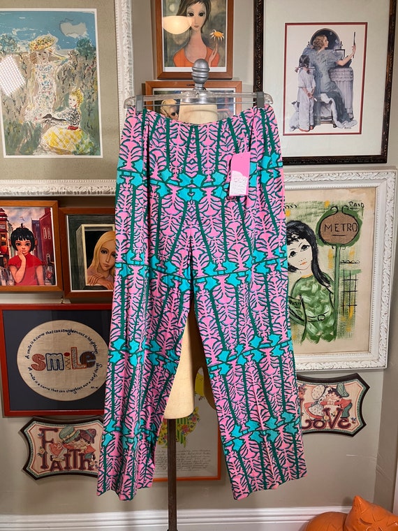 1960's Batik Thailand Pants - image 2