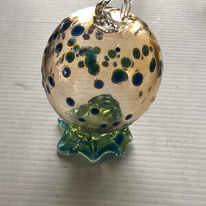 Hummingbird Feeder Handblown Glass image 6