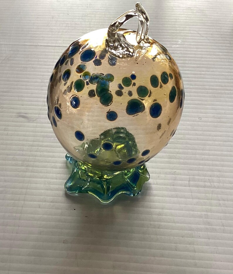 Hummingbird Feeder Handblown Glass image 6