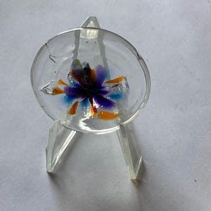 Glass disks, 1 3/4&quot; approx Glass rondels for stained glass, small rondels