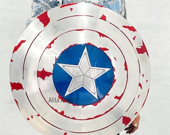 Captain America Battle Damage Shield - Cosplay and Display Shield