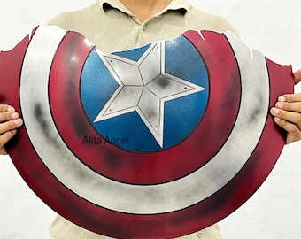 Captain America Broken Shield - Avenger Endgame Shield For Cosplay and Roleplay