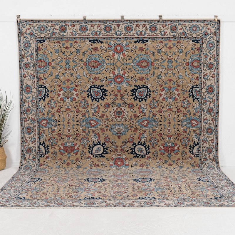 Gold Neutral Oriental Rug - Etsy