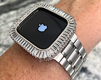 Apple Watch Band and or Lab Diamond Apple Watch case Apple Watch cases, Apple Watch straps Apple Watch bands Apple Watch protector