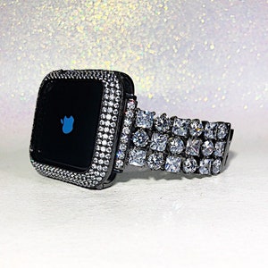 Lab Diamond Apple Watch case cz Apple Watch band, Apple Watch cases, Apple Watch bands, Apple Watch bumpers Apple Watch bling