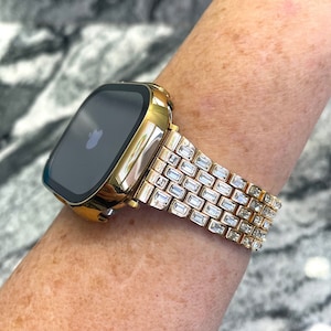 Apple Watch Band Made with CRYSTALLIZED Swarovski Elements crystals and or Apple Watch case w/screen Apple Watch 40,41,42,46,44,45,49mm