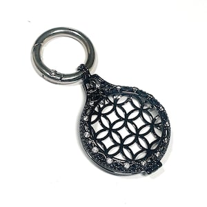 Apple Air Tag Fall Kristall Schwarz Gold Air Tag Halter Made with CRYSTALLIZED Swarovski Element bling Air Tag Fall Air Tag Cases und oder Airtag