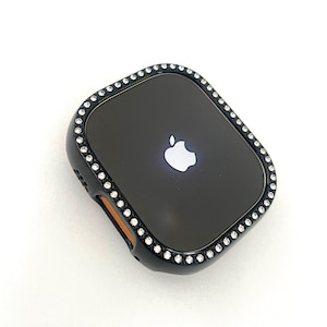 49mm Ultra watch case Black Crystal Apple Watch Case 1 row Apple Watch case made with high-end crystals Apple Watch cover no screen