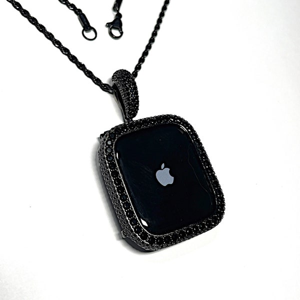 Apple Watch Pendant/Necklace wear on watch or necklace iPhone 38/40 42/44  41/45mm pendant  Apple Watch necklace Free shipping over 35