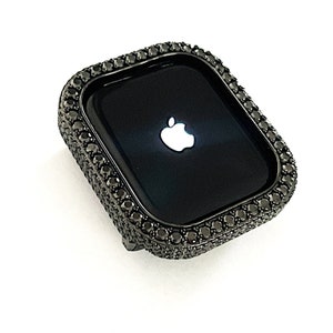 Black Lab Diamond Apple Watch Case Apple Watch Case cover bumper iwatch 38,40,42,44,41,45,46,49 Ultra 2 Apple Watch case Ultra Watch cover