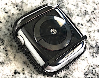 Black Lab Diamond Baguette Apple Watch Case Cover Baguette  display picture 1