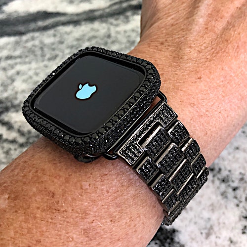 High End All Lab Diamond Apple Watch Band and or Lab Diamond - Etsy