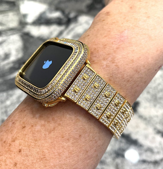 Bracelet Apple Watch Cartie en or jaune et/ou boîtier Apple Watch