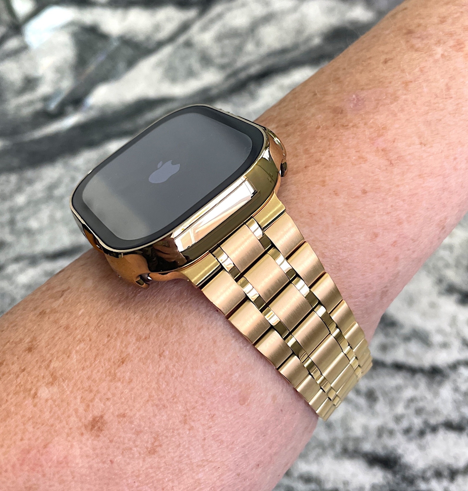 49mm Ultra Apple Watch Band and or Yellow Gold Pc Bezel Case Etsy