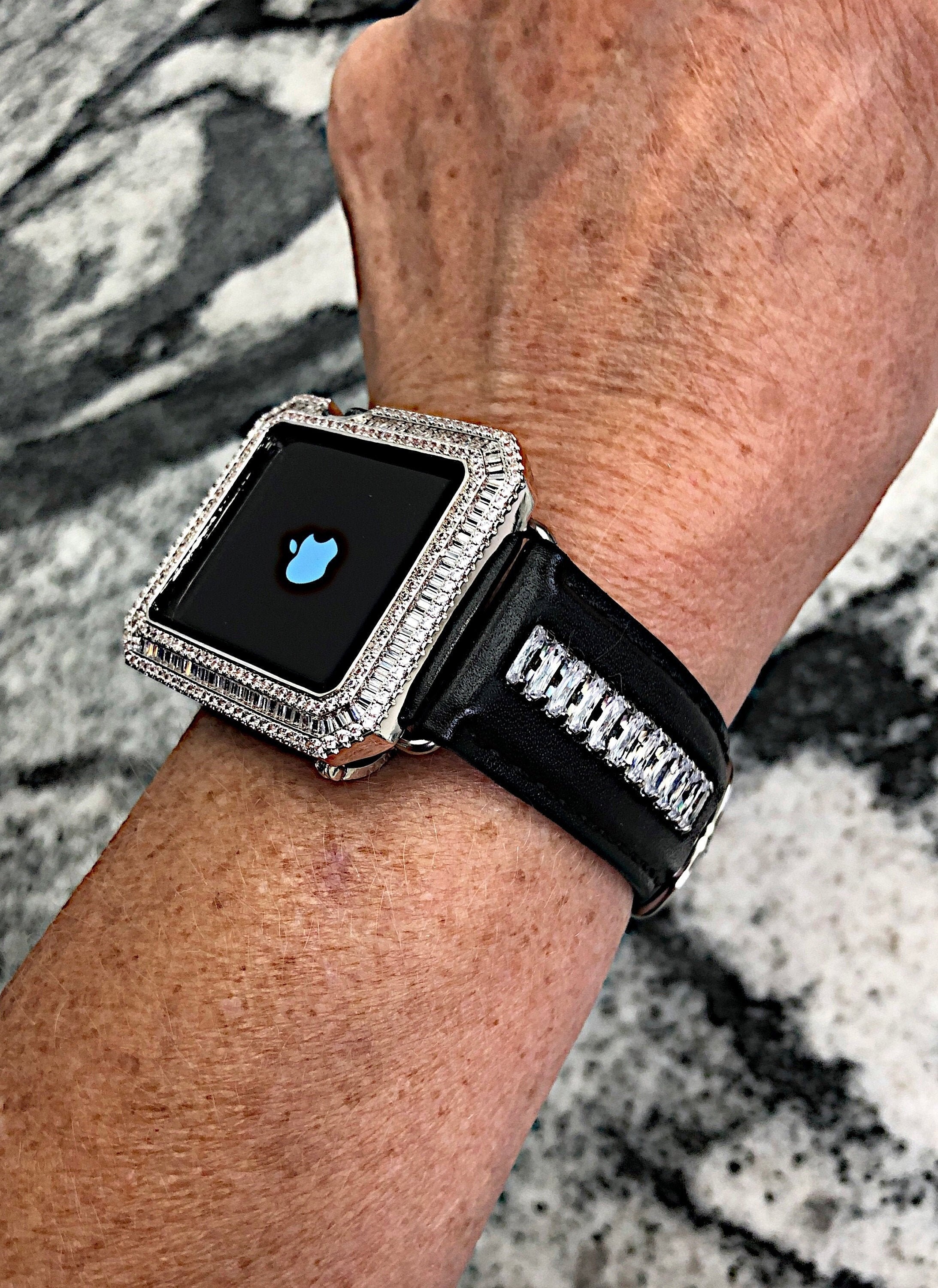 Made With CRYSTALLIZED Swarovski Elements Apple Watch Band - Etsy