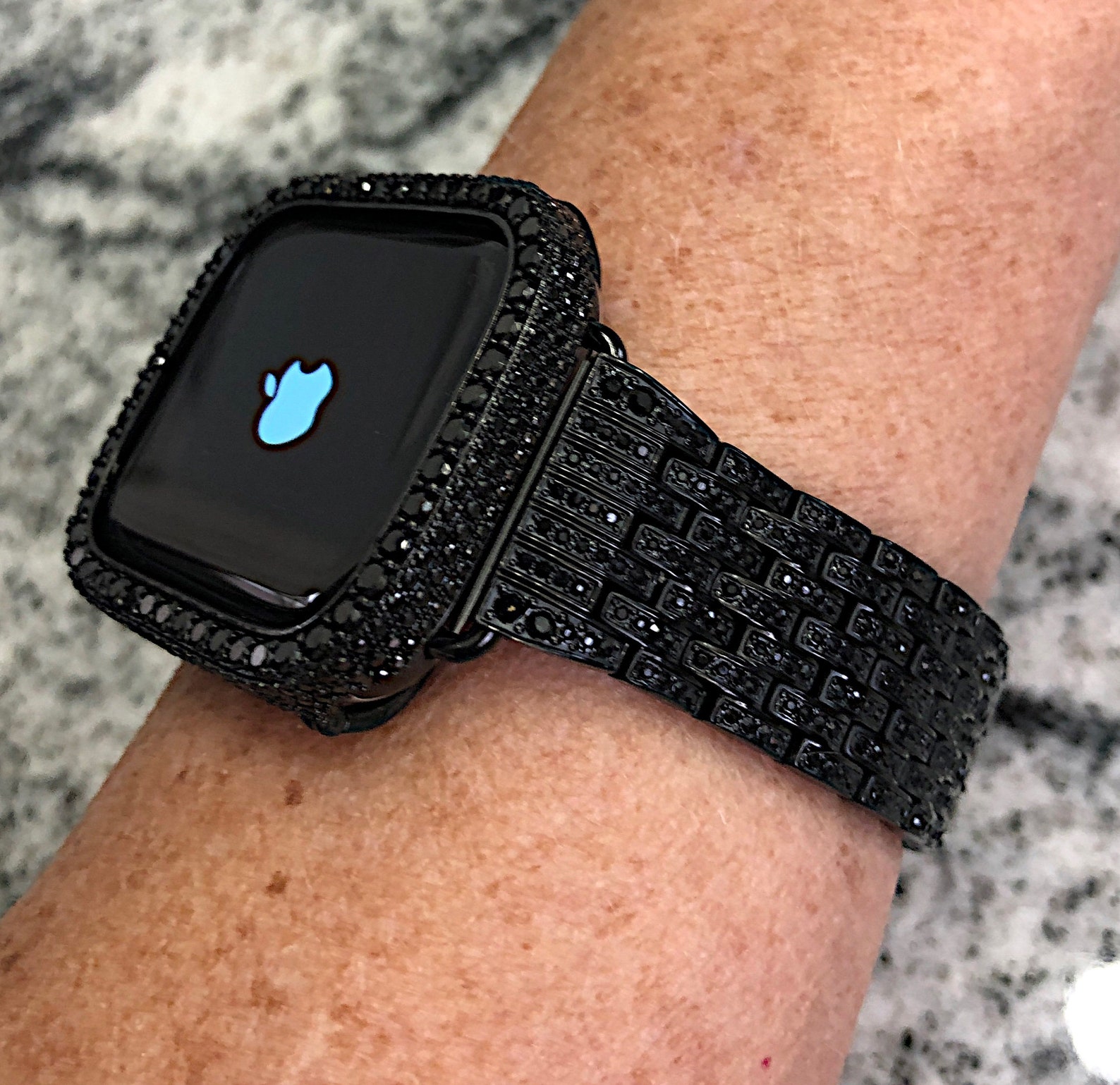 49mm APPLE WATCH Band ONLY Series 8 Ultra Black on Black Apple Etsy