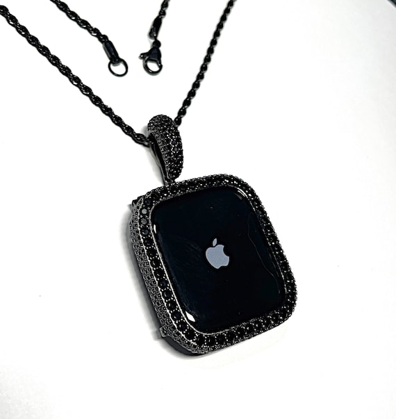 Apple Watch Pendant necklace Wear on Watch or Necklace iPhone 40 42 44 41 45mm Pendant Apple Watch Necklace Apple Watch Pendant Etsy Canada