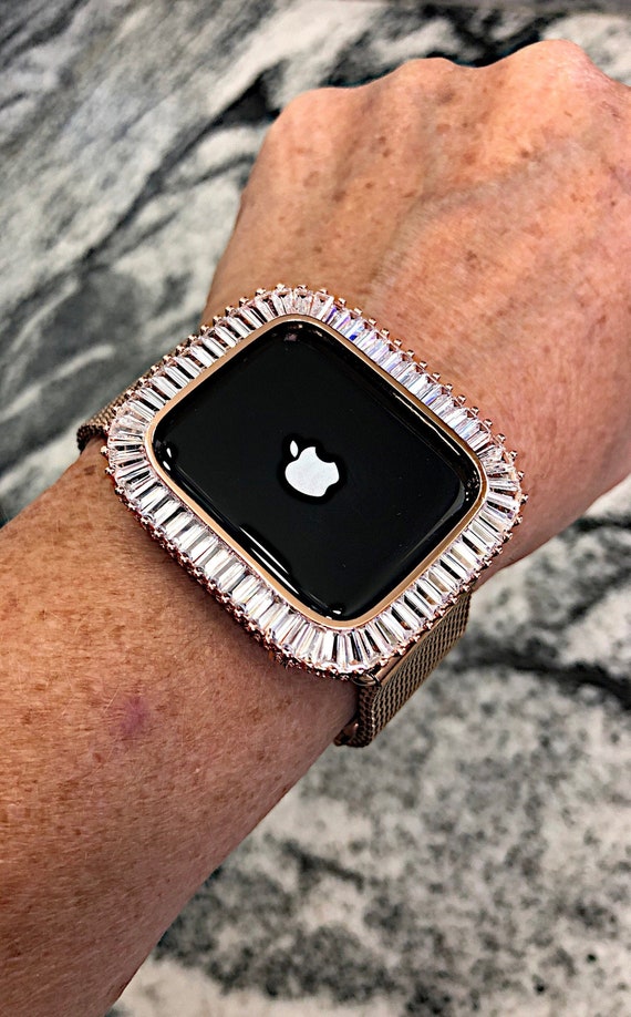 サマーセール35%オフ 「セール」AppleWatch case Diamond シルバー44