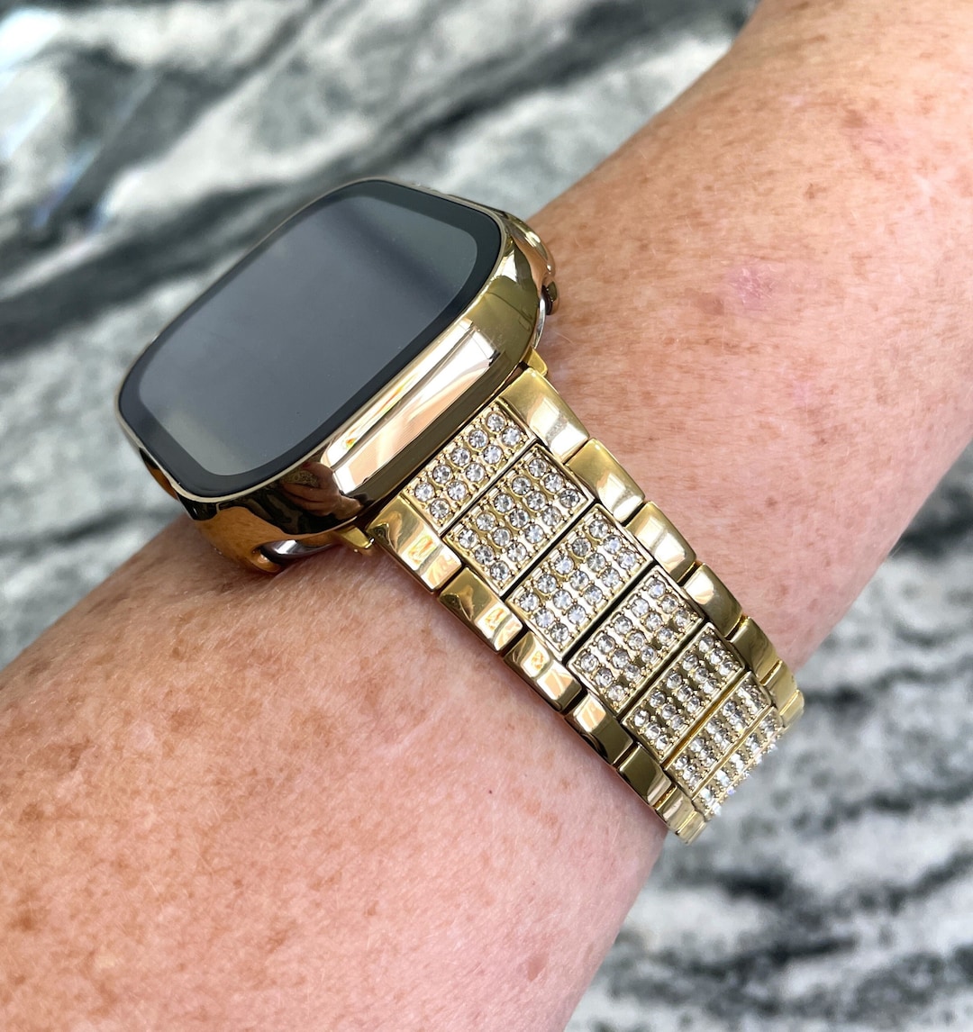 45mm ゴールド apple watch カスタム 金属 ステンレス ラバー s-l400.jpg